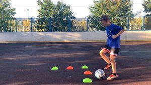 Техника. Финты. Урок 5. Переброс Иньесты с @online_football_school