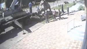 Установка композиции "Чумаки едут за солью" пгт Веселое,Запорожской обл.