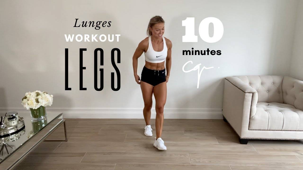 Caroline Girvan - 10 Minute Leg Workout | Lunges at Home Workout