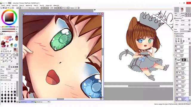 NANAMI (CHIBI) - SPEED PAINTING