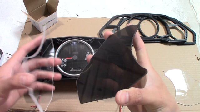 DIY 3D printed Lambo gauge display смотреть онлайн