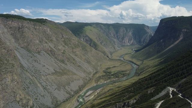 Долина Чулышмана, Кату -Ярык с коптера