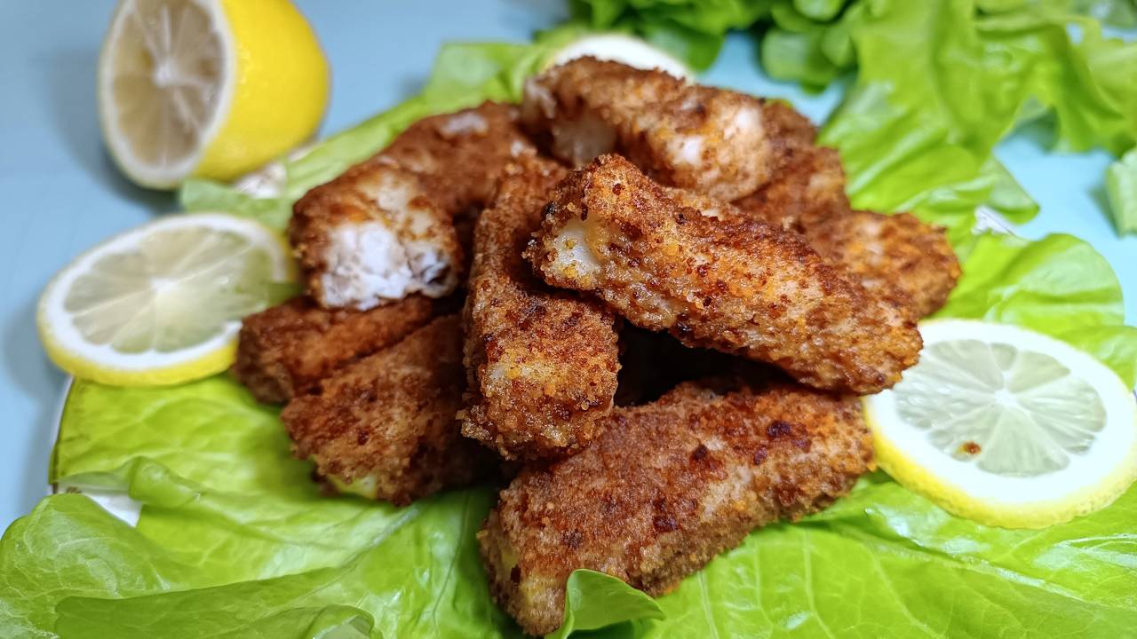 🐟 Рыбные палочки в хрустящей панировке. Ужин на скорую руку