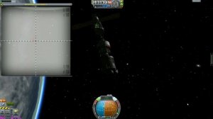 Глюк в игре, санцию МИР разнесло на части. Kerbal Space Program.