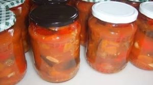 Салат с баклажанами. Маринкины творинки. Всем МИРА и Добра!