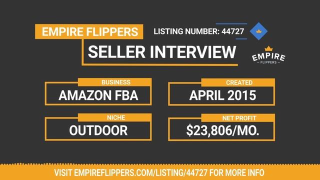 Online Business For Sale - 23.8Kmonth in the Outdoor Niche