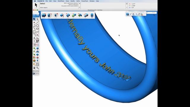 Punch!CAD v12 Tutorials- Wrap Imprint Emboss Engrave