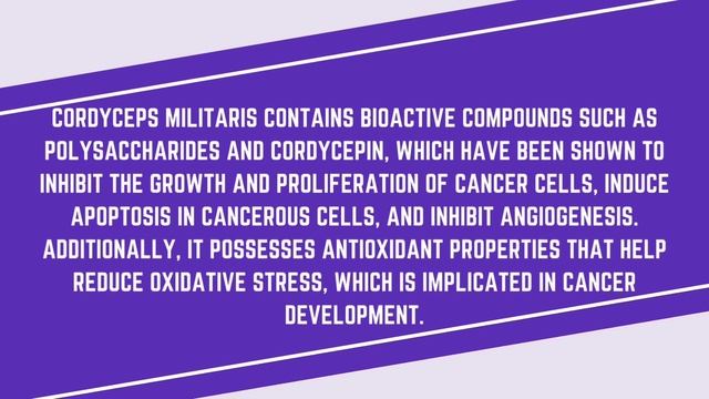 how cordyceps enhance the body's natural defenses against cancer cells смотреть онлайн