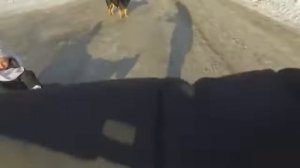 як зробити снігоход з велосипеда🙂🙂