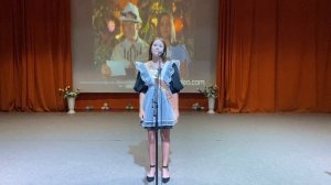 Куда уходит детство - вокал + жестовый язык. Поёт Валерия, 15 лет.