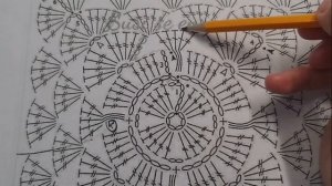 ВЯЖЕМ ПРЕКРАСНЫЙ квадратный МОТИВ крючком!