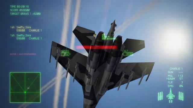 Ace Combat 7 MP: Su-35S/6AAM смотреть онлайн