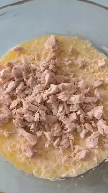 Салатик любимый❤ с курицей и грибами #shorts