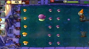 Уровень -6,  Ночь, Растения против Зомби