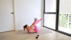 22 MIN DEEP CORE, ABS & MOBILITY using Pilates small ball