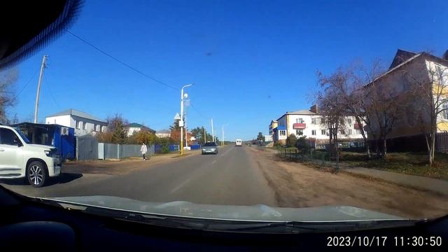 The road through Akkol to the Forestry - Дорога через Акколь в Лесхоз смотреть онлайн