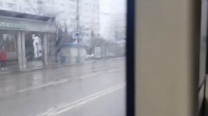 Севастопольский Троллейбус на тролза мегополес  С ЦУМ до Камышовая бухта 1 января 2022г.