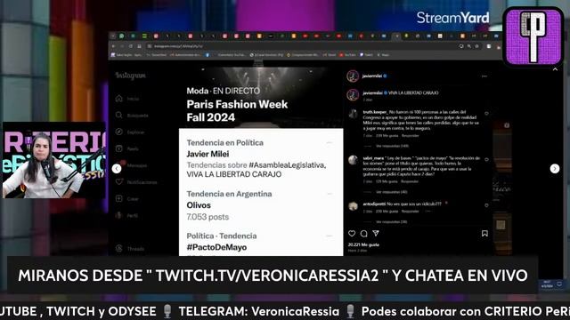 Lun 4/3/24 - PACTO DE MAYO Y BLACK ROCK ABANDONA AGENDA 2030 https://www.twitch.tv/veronicaressia2 смотреть онлайн