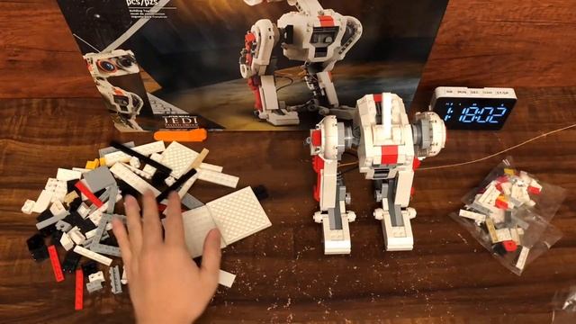 LEGO Star Wars 75335 BD-1 Droid Time-lapse Speed Build смотреть онлайн