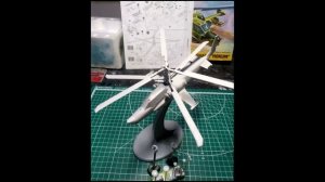 Сборка модели Ка-50 черная акула.