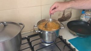 Сырный суп с креветками, лососем и рисом 🍲 Cheese soup with shrimp, salmon and rice