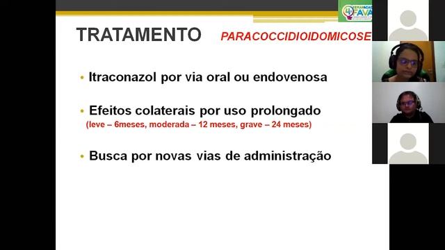 4ª SEMANA ACADÊMICA FAVALE (PARACOCCIDIOIDOMICOSE: PERSPECTIVA DE TRATAMENTO) смотреть онлайн