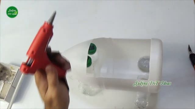 Piggy Planter from Recycled Plastic Bottle | DIY Recycled Plastic Container