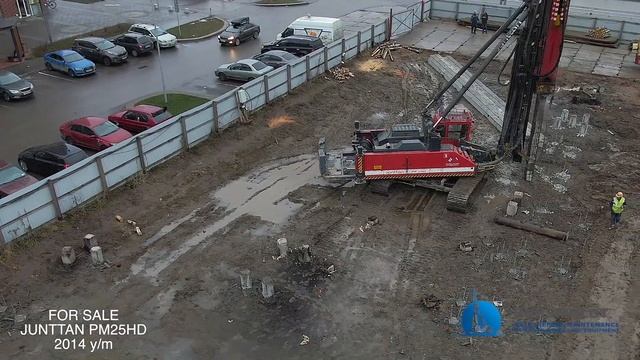 Сваебойная установка Junttan PM25 HD, 2014 г.в.