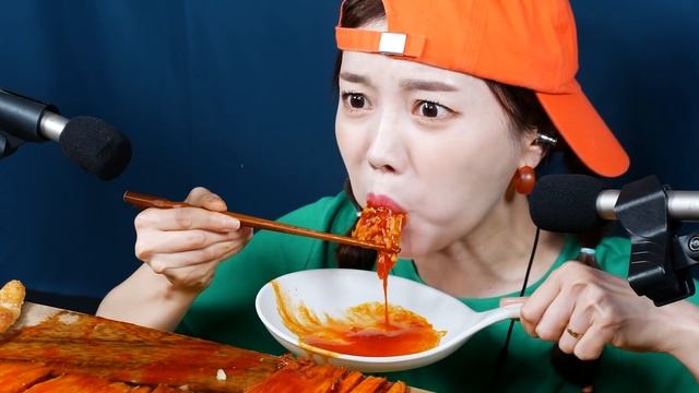 핵매운 🔥 불닭 팽이버섯 먹방 Hot Spicy Buldak Sauce Enoki Mushrooms Eatingshow Mukbang ASMR Realsounds Ssoyoung