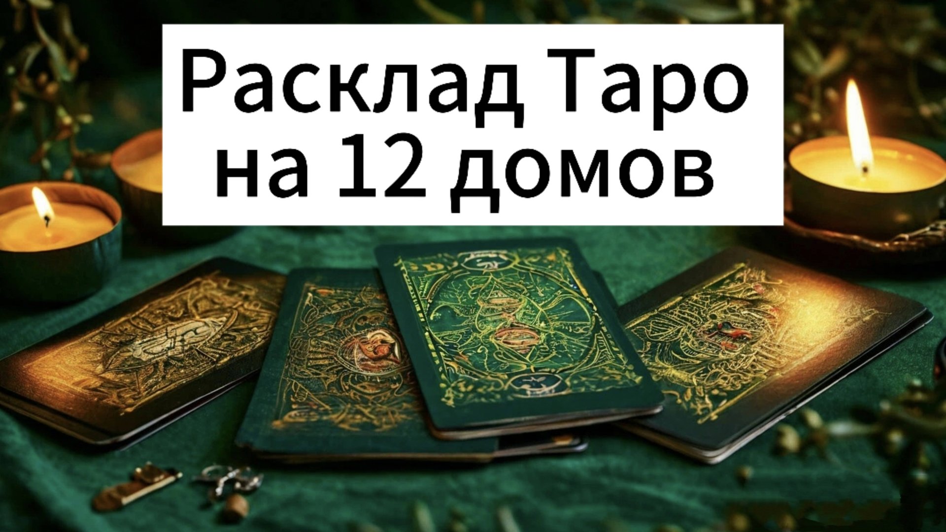 Расклад на картах Таро. На 12 домов