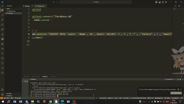 Создание CRUD системы с использованием Python и SQLite3: Полное руководство