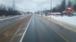 Финал рейса. Встретил Яну на Фуре.