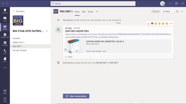 Cara Membuat Assigment pada Microsoft Teams смотреть онлайн