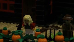 Лего мультфильм Курица Призрак. Хоррор фильм