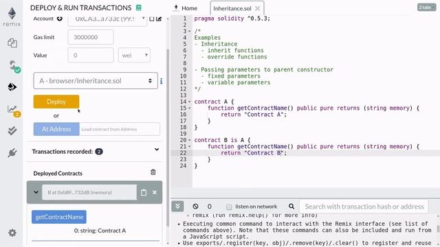 Learn Solidity (0.5) - Inheritance (part 1) смотреть онлайн