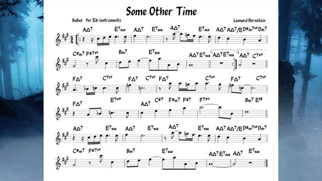 Some Other Time Bernstein Backing track score for Eb alto instruments_270p_360p