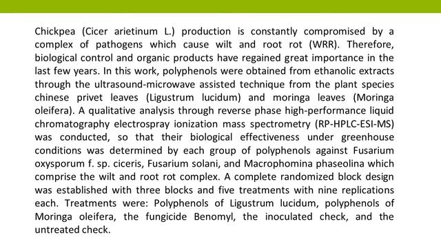 Biological Effectiveness of Plant Polyphenols under Greenhouse Conditions, Against Wilt and Root Ro смотреть онлайн