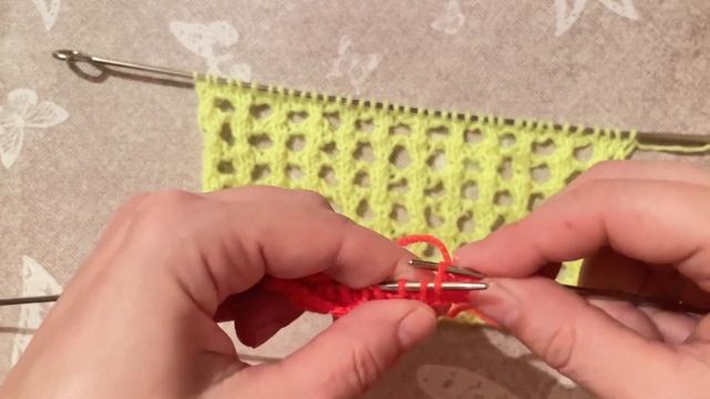 Шикарная сеточка спицами! Всего 4 ряда!!!🌹🌷🌹 смотреть онлайн