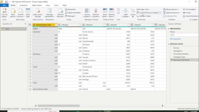 #powerbi #How to Pivot And Unpivot Columns in Power Query Editor# (Tutorial-5)