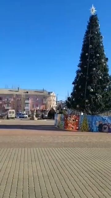 Бердянск. Новогодняя ёлка 2022 berdiansk berdyansk azovsea