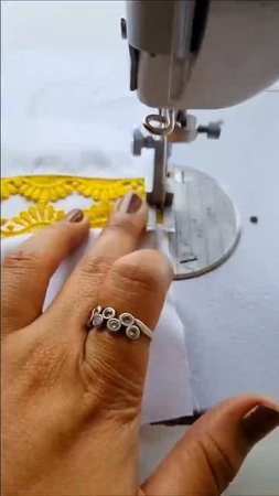 Украшение вашего изделия с помощью широкой тесьмы👍