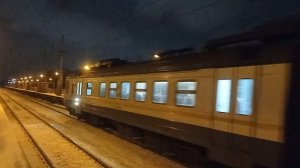 Электропоезд ЭД4М-0466 "ЦППК" следует до станции Крутое, платформа Вохна.