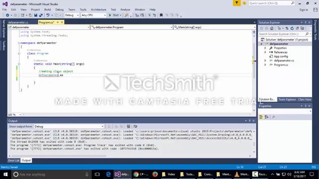 Default Constructor and its implementation