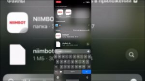 Демонстрация приложения для Принтера этикеток NIIMBOT B21.
