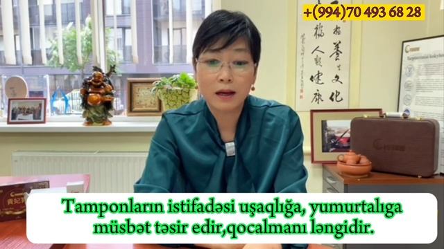 Fohow tamponları, möcüzəvi Quyfey Bao. Qadınlar üçün 1 nömrə. Azərbaycan dilində alt yazılı...