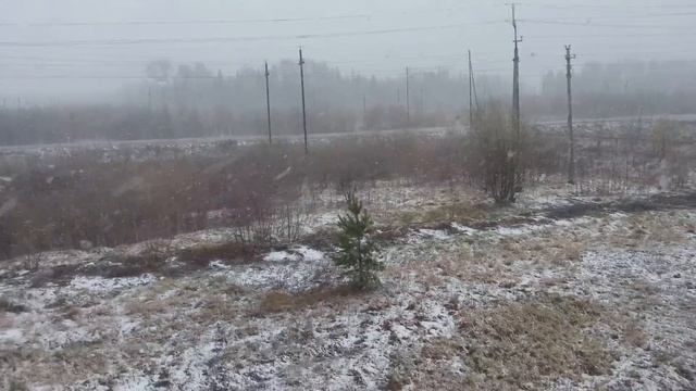 Снег в мае на Крапивинском месторождении Томской области смотреть онлайн