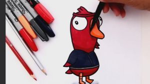 Как нарисовать GOOGSE GOOSE DUCK Game Characters