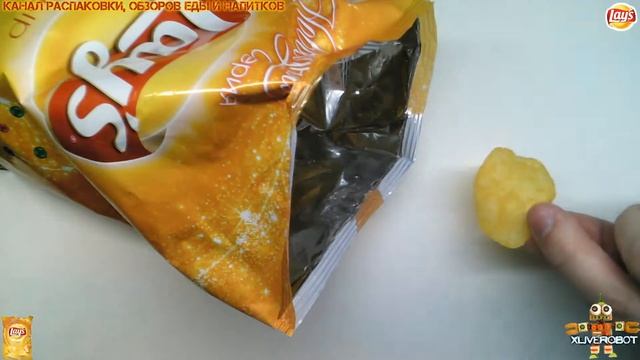 Распаковка и Обзор Еды Чипсы из Натурального Картофеля "LAY'S" СЫР [Новогодняя Серия], 80 г. смотреть онлайн