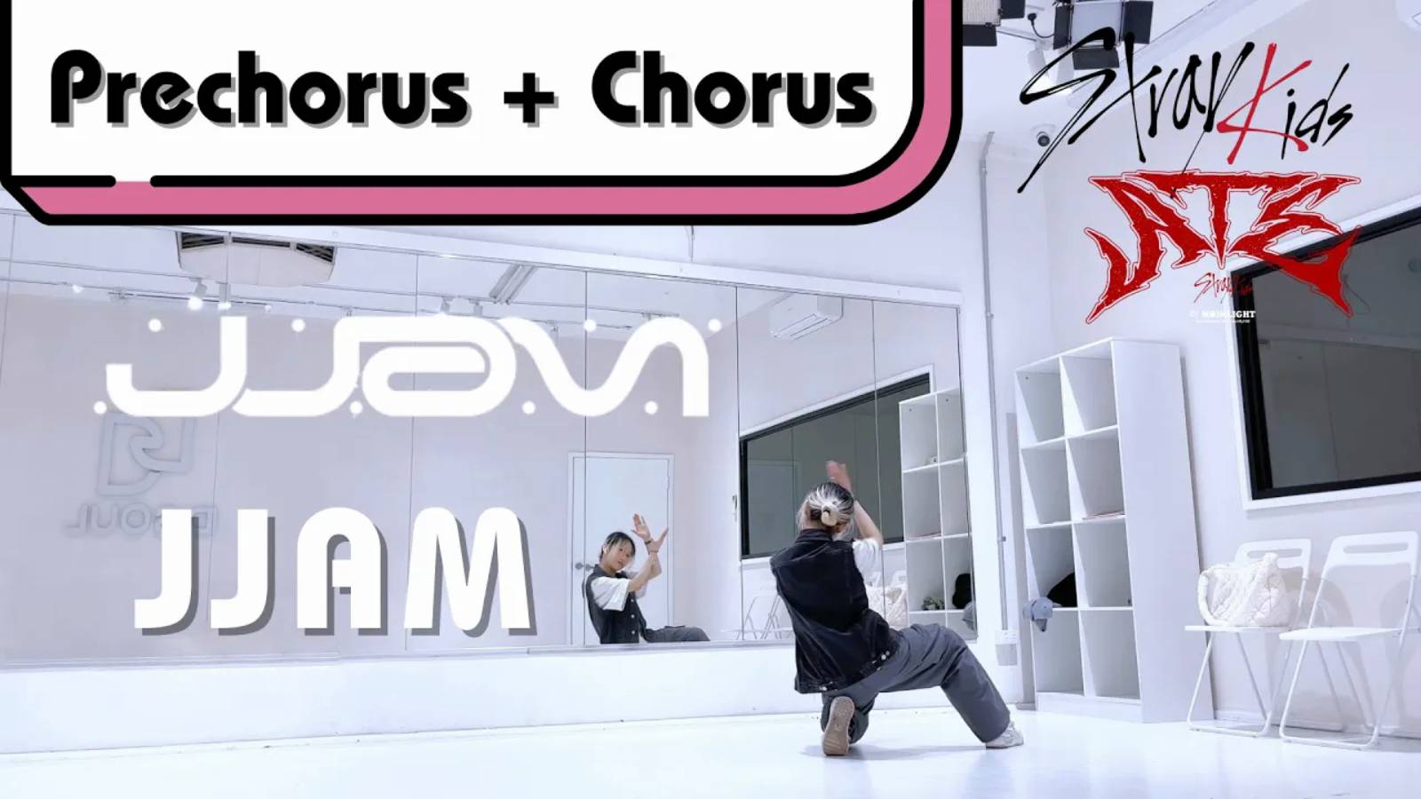 @StrayKids 스트레이키즈 'JJAM’ Dance Tutorial (Slow & Mirror) Pt2 Prechorus & Chorus