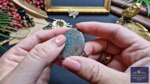 21. Распаковка винтажного лома. Потрясающие винтажные броши!